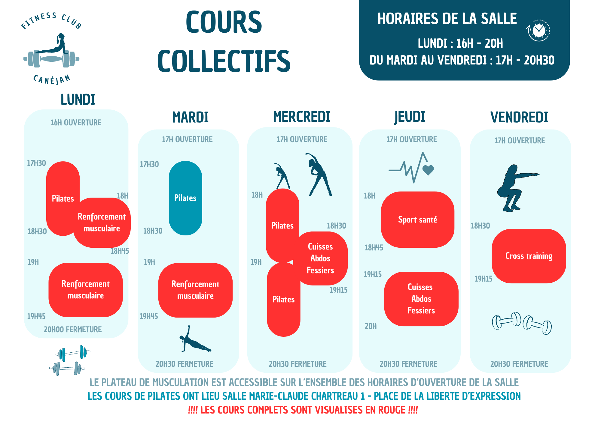 Adhesion 01 Septembre 2025 Planning 2025-2026